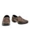 Sapatilha / Mocassim De Couro Marrom Detalhe Em Furos Com Solado Em Borracha Marrom/Café - Marca Tchwm Shoes