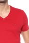 Camiseta Tommy Hilfiger Logo Vermelha - Marca Tommy Hilfiger