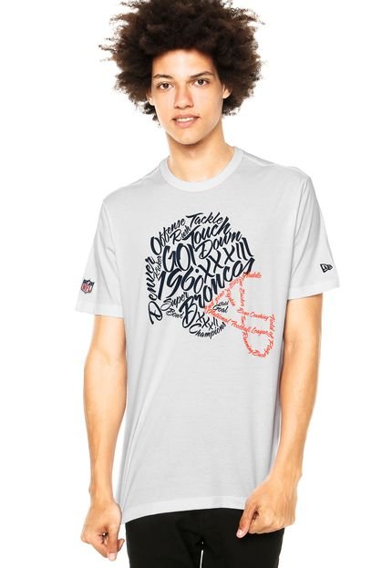 Camiseta New Era Denver Broncos Branco - Marca New Era