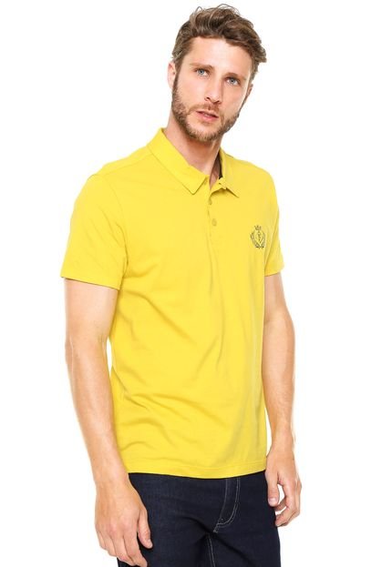 Camisa Polo Forum Slim Amarela - Marca Forum