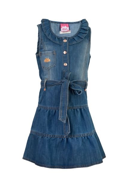 Vestido Jeans Lilica Ripilica Cute Azul - Marca Lilica Ripilica