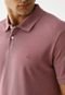 Camisa Polo Calvin Klein Slim Logo Rosa - Marca Calvin Klein