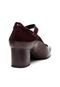 Scarpin Ramarim Salto Grosso Roxo - Marca Ramarim