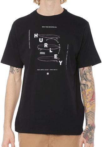 Camiseta Hurley Boards Preta