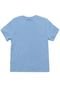 Camiseta Cativa Kids Menino Frontal Azul - Marca Cativa Kids