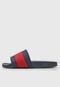 Chinelo Slide Tommy Hilfiger Logo Azul-Marinho - Marca Tommy Hilfiger