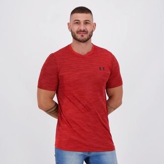 Camiseta Under Armour Seamless Vermelha Mescla - Compre Agora