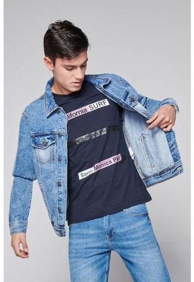 Chaqueta de jean hombre koaj deals