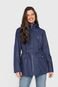 Jaqueta Parka Facinelli by MOONCITY Recortes Azul - Marca Facinelli