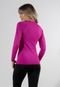 Camisa Térmica Adulto Feminina Segunda Pele Praia Surf Proteção Uv Esportiva 4 Estações Rosa - Marca 4 Estações