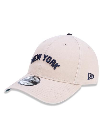 Boné New Era 920 Strapback New York Yankees Bege - Marca New Era