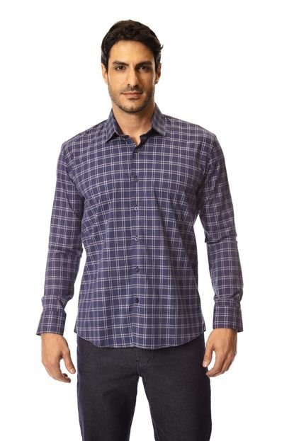 Camisa Xadrez Masculina Manga Longa Crocker - Marca Crocker