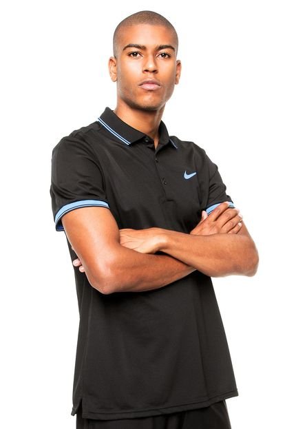 Camisa Polo Nike Court Preta - Marca Nike