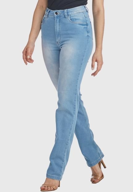 Calça Jeans HNO Jeans Reta Lisa Basic Azul Claro - Marca HNO Jeans