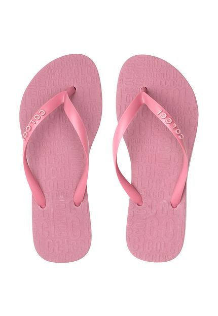 Chinelo Colcci Logo Rosa - Marca Colcci