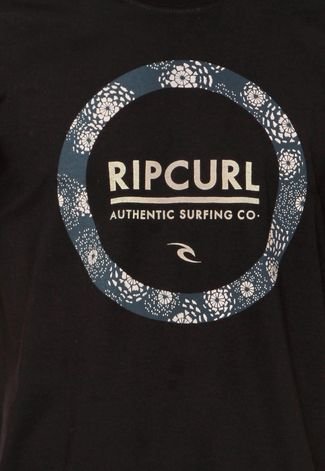 Camiseta Rip Curl Eclipsed Swatch Preta