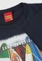 Camiseta Kyly Infantil Surf Azul-Marinho - Marca Kyly