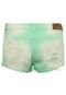 Short Jeans Groovy Forever Rasgos Verde - Marca Groovy Forever