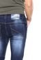 Calça Jeans Terminal Jeans Skinny Estonada Azul - Marca Terminal Jeans