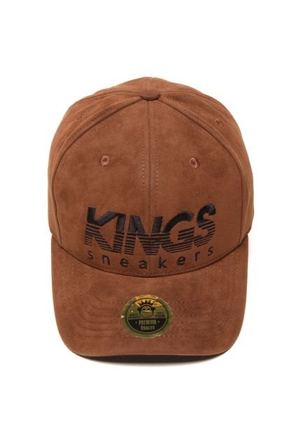 Boné Kings Snapback Logo Bordado Caramelo - Marca Kings