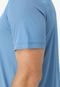 Camiseta Fila Basic Run Print Azul - Marca Fila