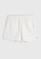 Short de Moletom GAP Logo Bordado Off-White - Marca GAP