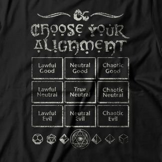 Camiseta Feminina Choose Your Alignment - Preto