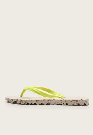Chinelo Reserva Liso Off-White