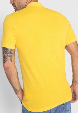 Camisa Polo Aramis Reta Stone Amarela