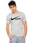 Camiseta Nike Training Swoosh Cinza - Marca Nike