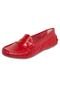 Mocassim My Shoes Recortes Vermelho - Marca My Shoes
