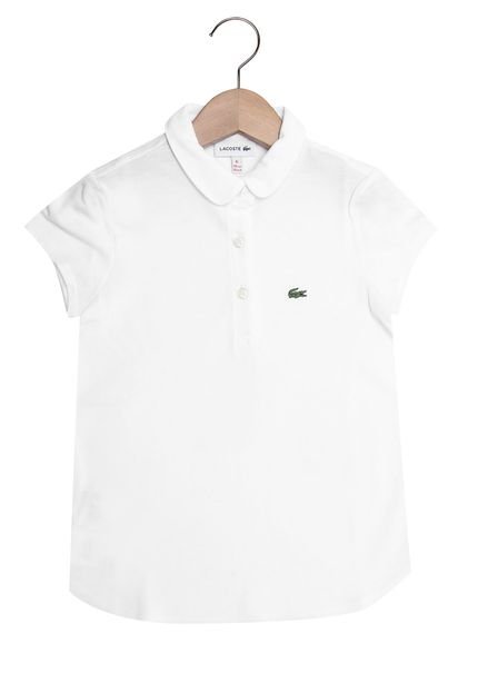 Camisa Polo Lacoste Menino Branco - Marca Lacoste