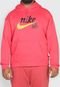 Blusa de Moletom Flanelada Fechada Nike SB Craft Rosa - Marca Nike SB