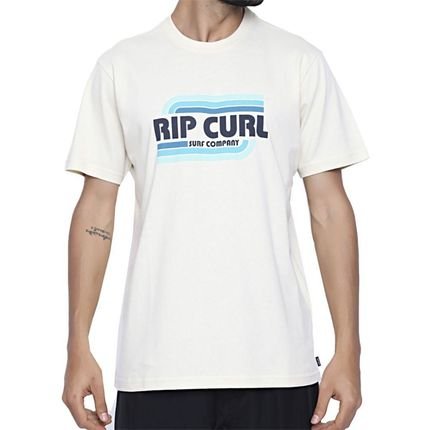 Camiseta Rip Curl Surf Revival Oversize Masculina Off White - Marca Rip Curl