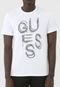 Camiseta Guess Lettering Branca - Marca Guess