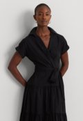 Vestido Lauren Ralph Lauren Midi Marias Preto - Marca Lauren Ralph Lauren