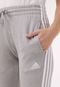 Calça adidas Sportswear Jogger Essentials 3-Stripes French Terry Cuffed Cinza - Marca adidas Sportswear
