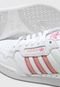 Tênis adidas Originals Continental 80 Stripes W Branco/Rosa - Marca adidas Originals