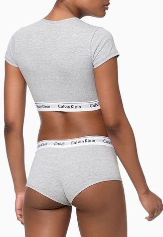 Top Calvin Klein Underwear Modern Cotton MAR4091 09 Cinza