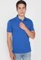 Camisa Polo Lacoste Reta Logo Azul - Marca Lacoste