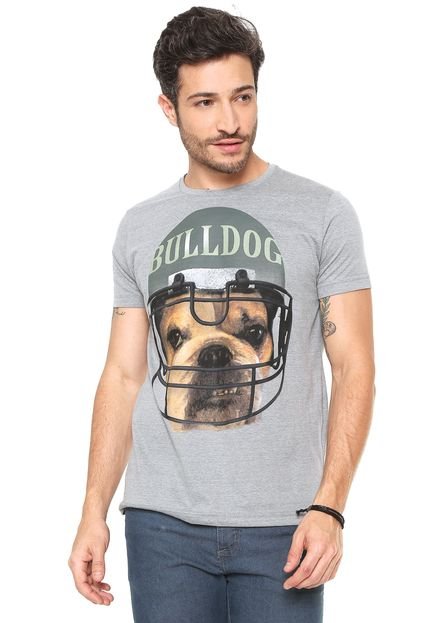 Camiseta Sideway BullDog Cinza - Marca Sideway