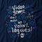 Camiseta Feminina Don't Lag - Azul Marinho - Marca Studio Geek 