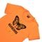 Camiseta Feminina T-shirt Plus Size Borboleta Estampada Camisa Blusa - Laranja - Marca Gugi