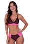 Conjunto de Lingerie sem Bojo Neon Rosa - Marca TERRA E MAR MODAS