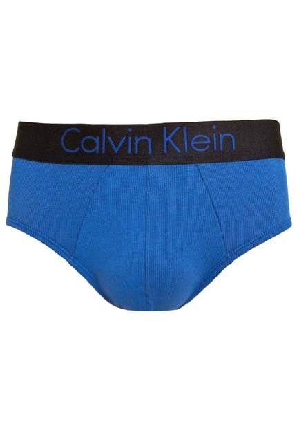 Cueca Calvin Klein Slip Azul - Marca Calvin Klein Underwear