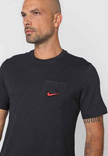 Camiseta Nike Sportswear Nsw Air Pocket Ss Preta - Marca Nike Sportswear