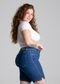 Bermuda Jeans Sawary Plus Size - 276162 - Azul - Sawary - Marca Sawary