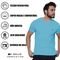 Camiseta Masculina Sallo Gola O Básica Premium Azul Céu - Marca Sallo