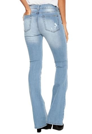 Calça Jeans It's & Co Bootcut Eco-Recycle Azul