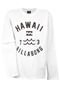 Camiseta Ml Juvenil Billabong Hawaii Branco - Marca Billabong